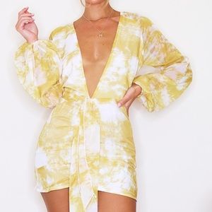 Chiffon Plunge Dress